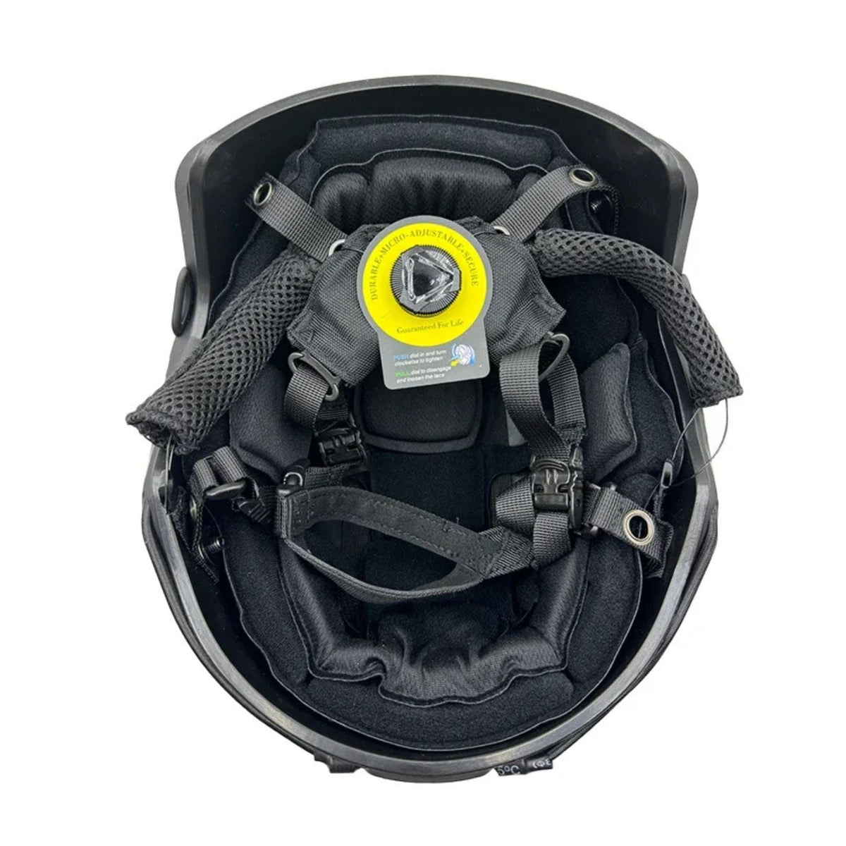 Suspensión interior de casco táctico con perilla y barboquejo - foto 4