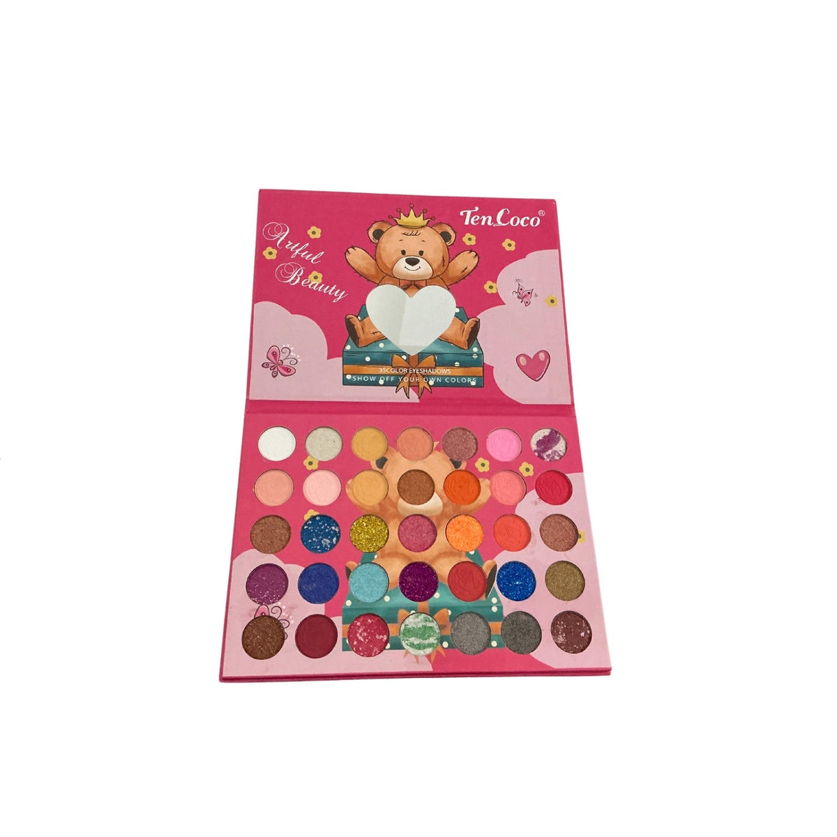 Paleta de sombras de 35 colores para looks de día y de noche