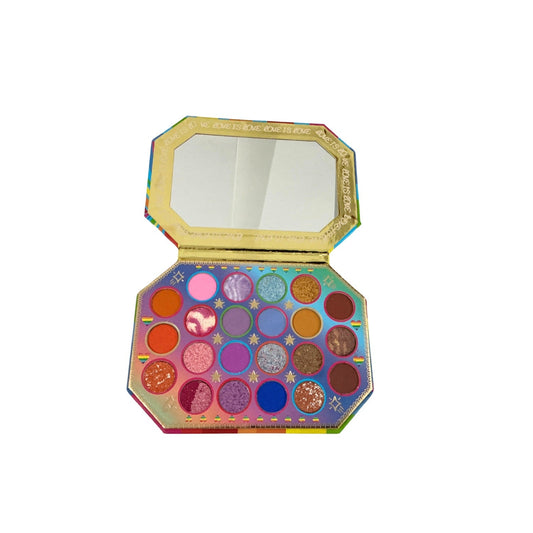 Paleta compacta de 22 colores de sombras