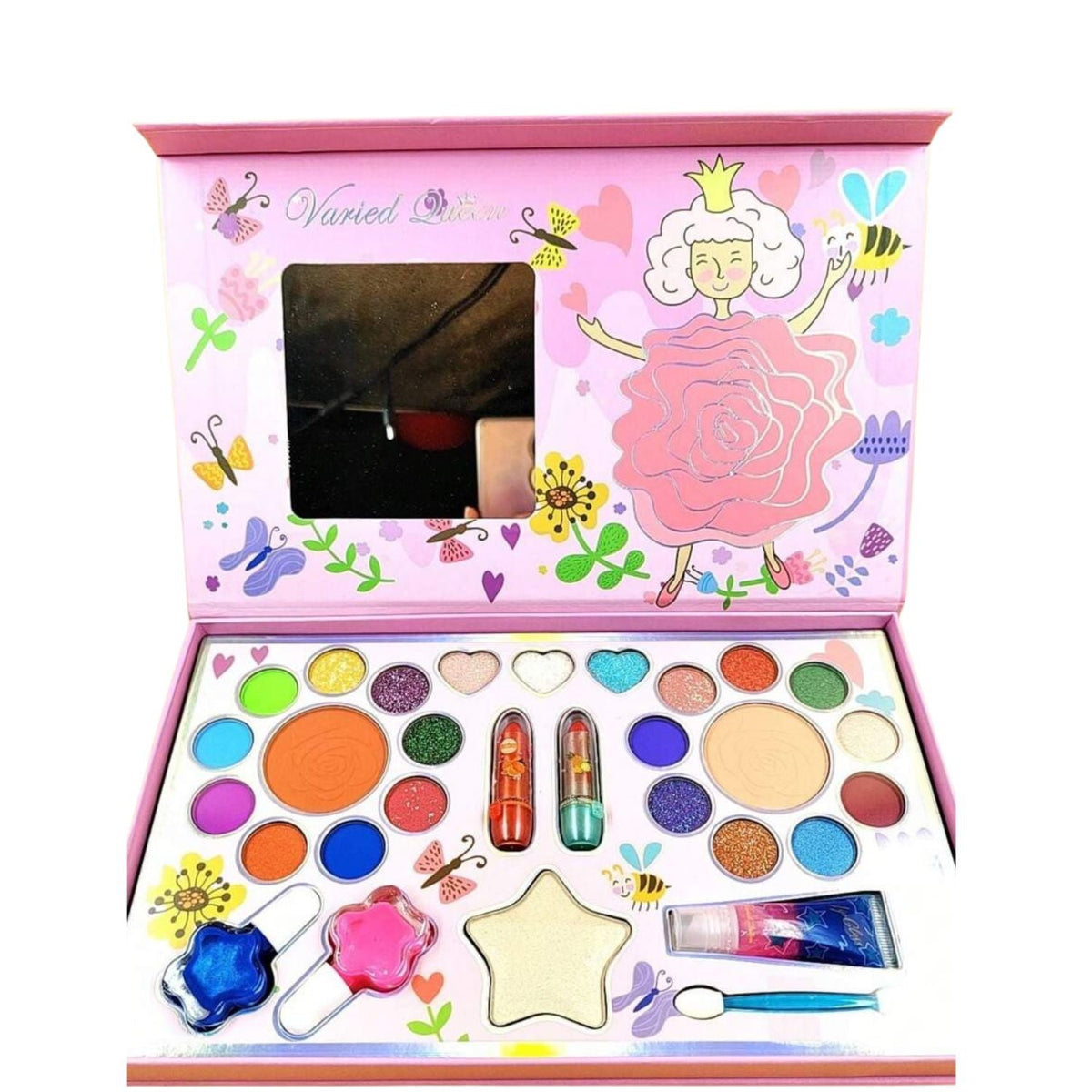 Set de maquillaje de juguete para niñas, cosméticos infantiles