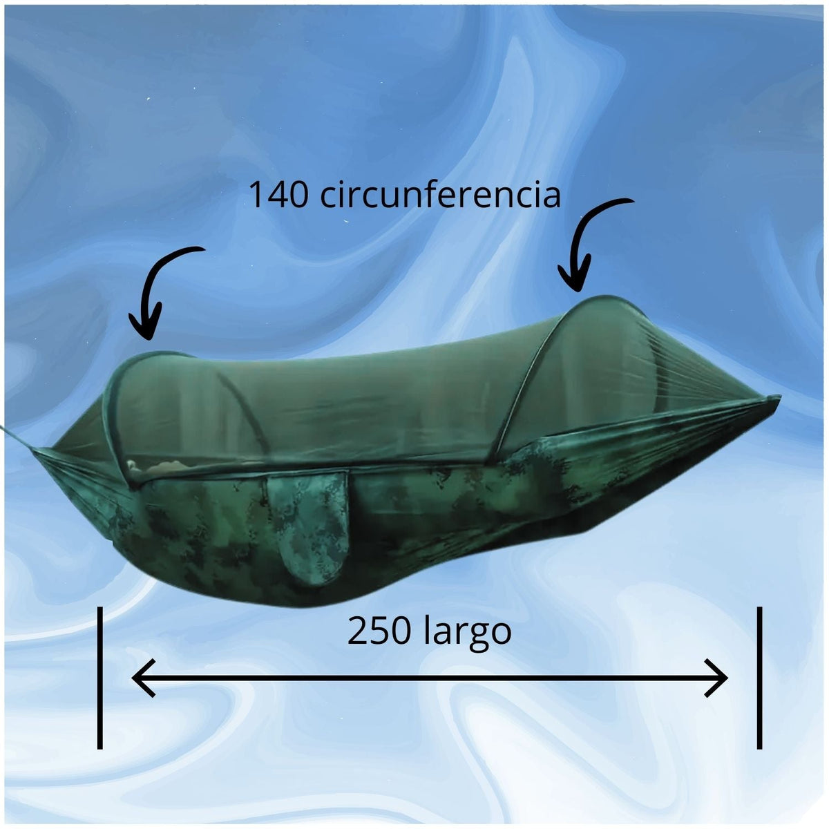 Hamaca de camping con mosquitero integrado ZDY015 - foto 4