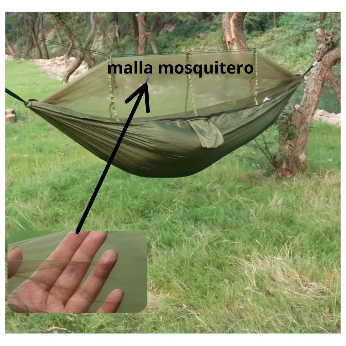 Hamaca de camping con mosquitero, versión ZDY017 - foto 4