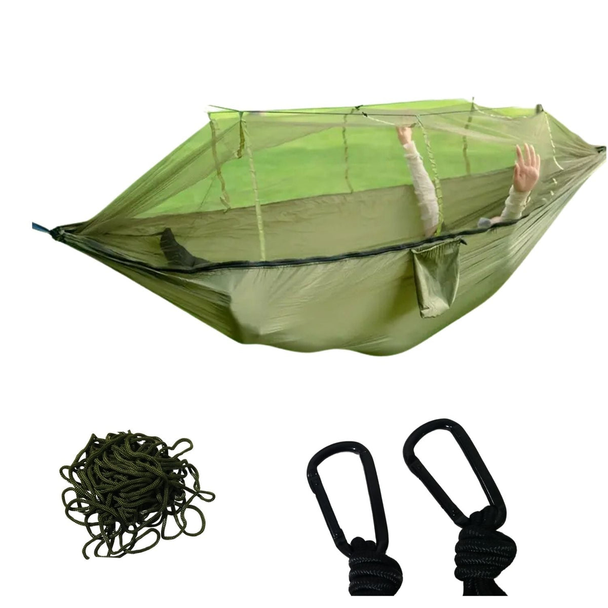 Hamaca de camping con mosquitero, versión ZDY017