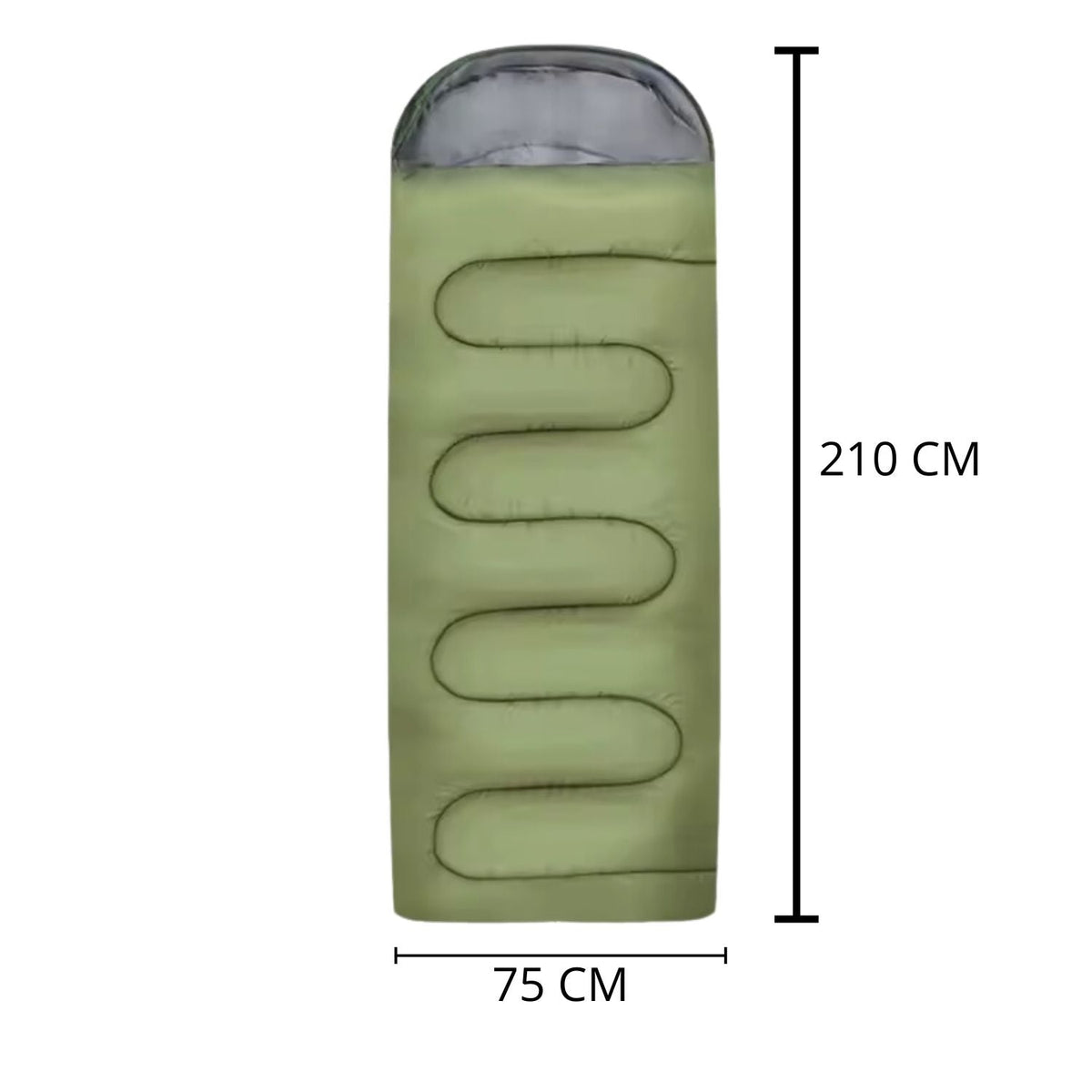Saco de dormir para camping en negro o T3 ZDY018 - foto 5