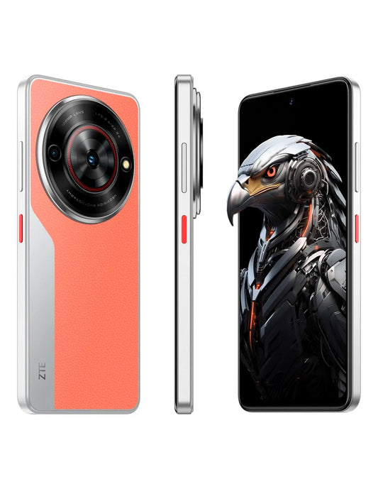 Smartphone Focus con 256 GB + 4 GB RAM – Desbloqueado, Naranja