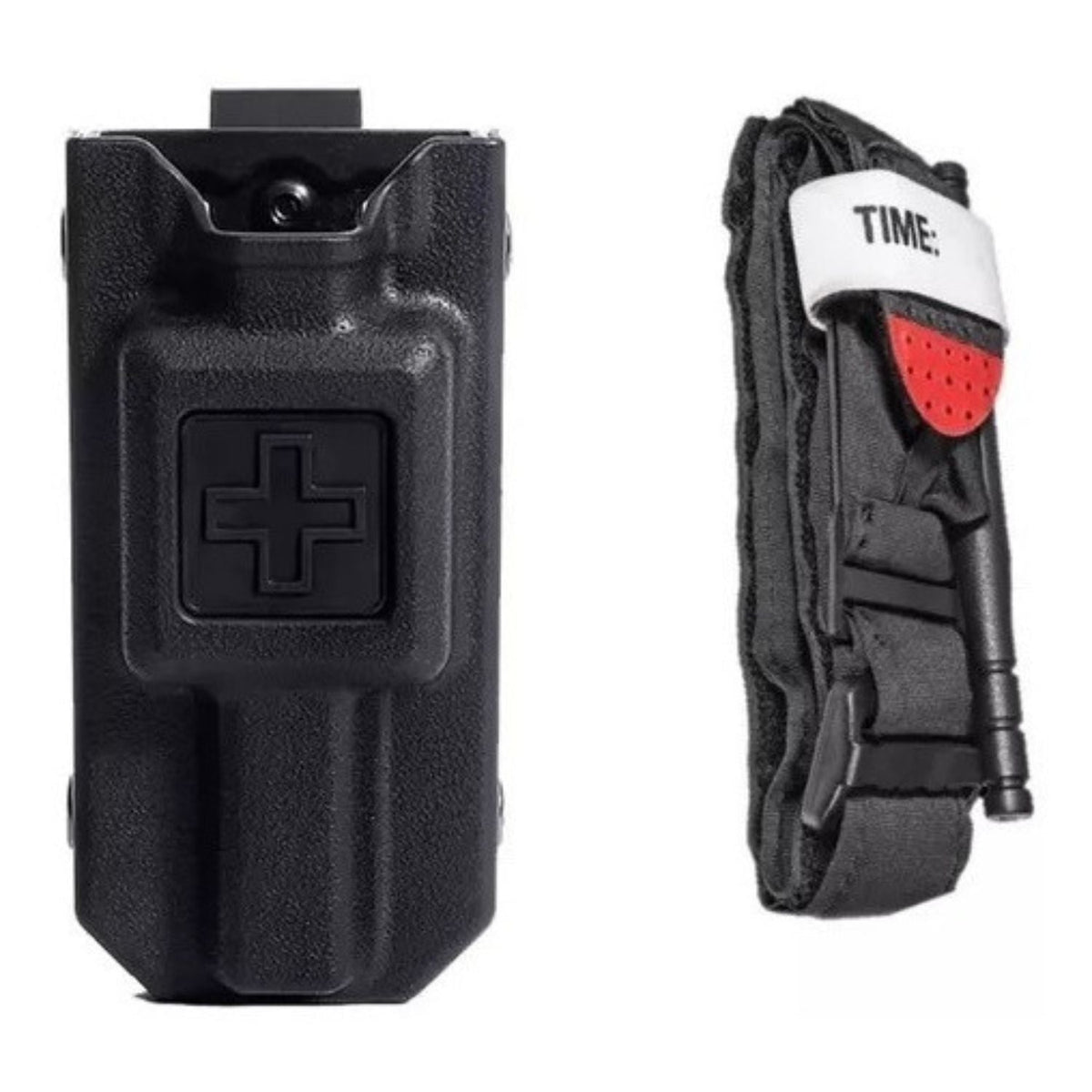 Funda porta torniquete táctica con sistema MOLLE y torniquete
