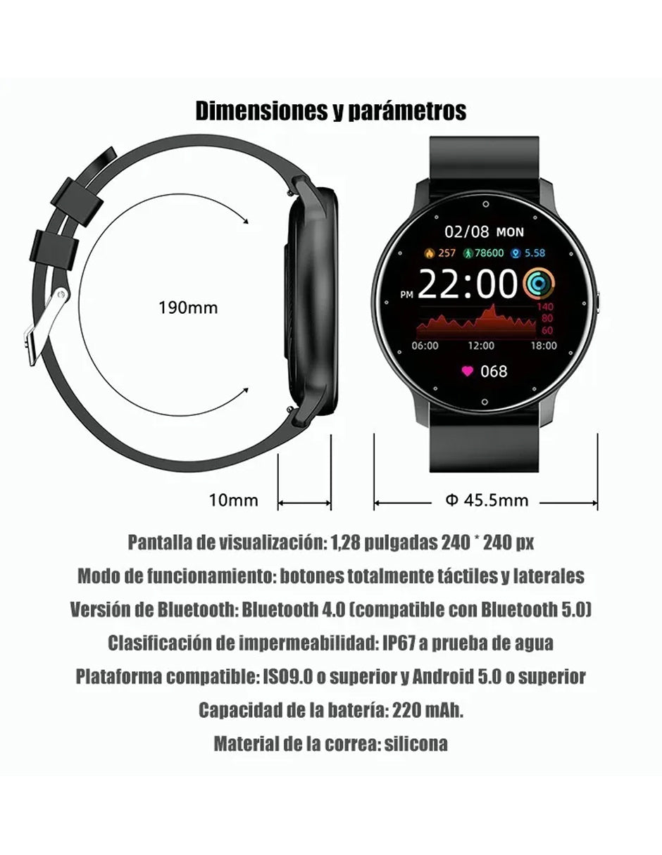 Reloj Inteligente ZL0 Petukita Box Deportivo