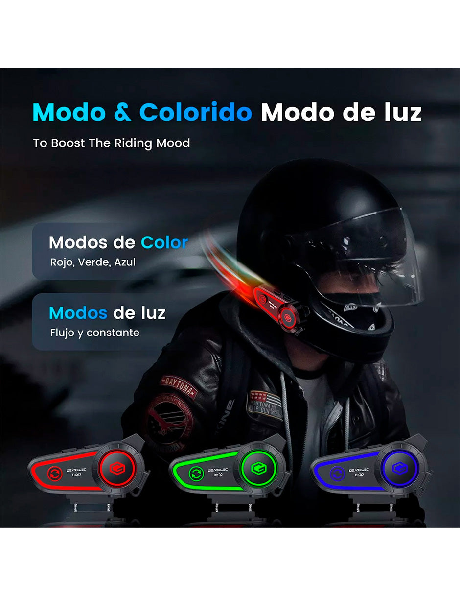 Audífonos Para Casco De Motos Impermeables Ipx7