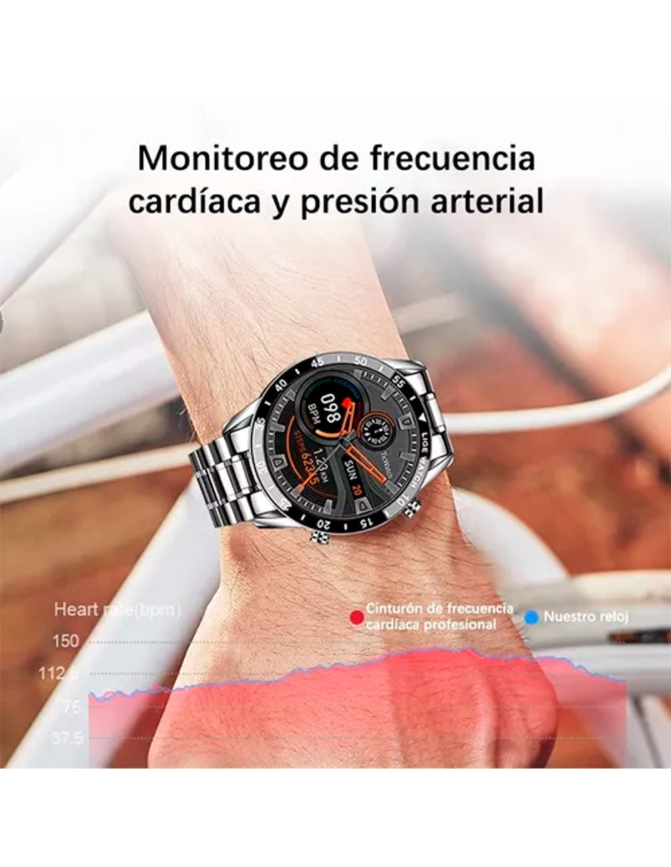 Reloj Inteligente Petukita Box BW0220A PRO 1.3" Caja de Acero Inoxidable Unisex