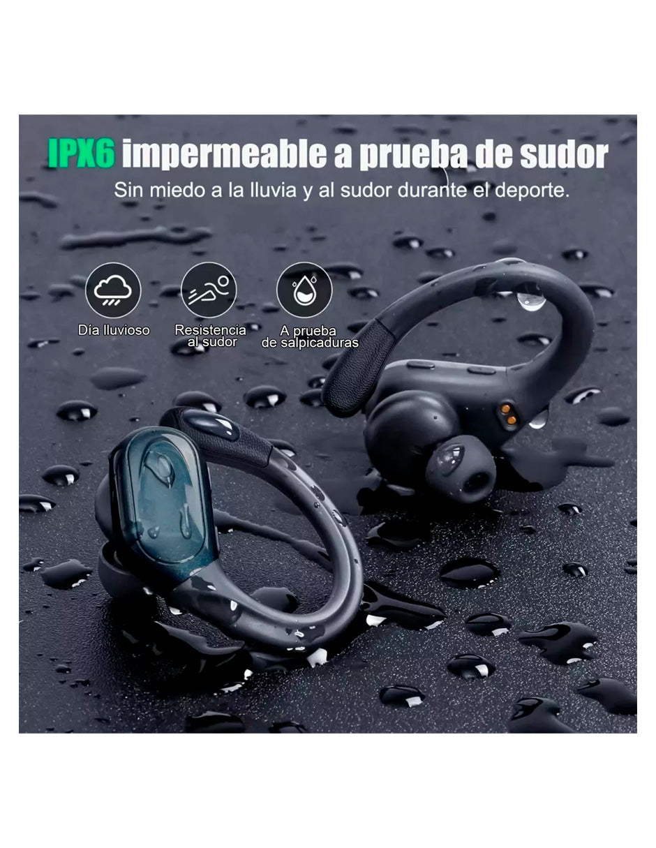 Auriculares Inalámbricos Deportivos Bluetooth Con Ganchos YD