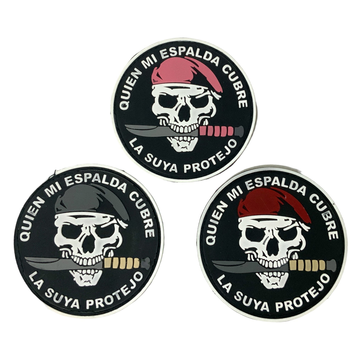 Parche de PVC con velcro, diseños tácticos y banderas, varios modelos Qz00 - foto 68