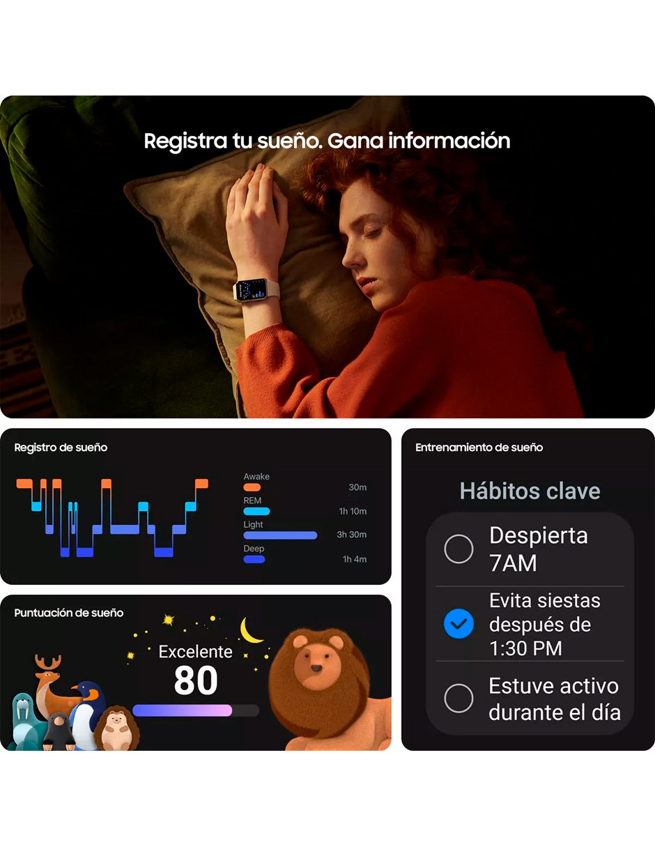 Smartwatch Fit 3 16 MB RAM 256 MB ROM Negro