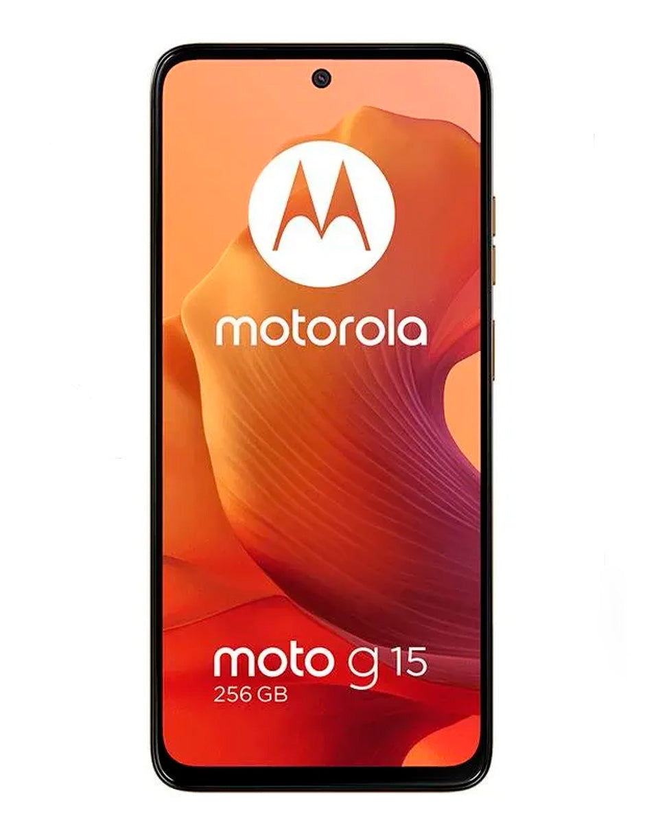 SmartPhone G15, Memoria 4 ram /128 gb, Celular Desbloqueado Naranja