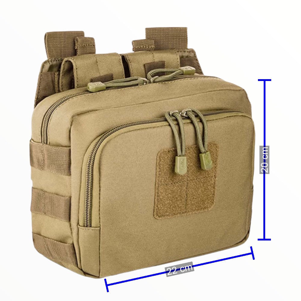 Mochila cangurera 2 en 1 con porta cargadores y accesorios GJ1971 - foto 8