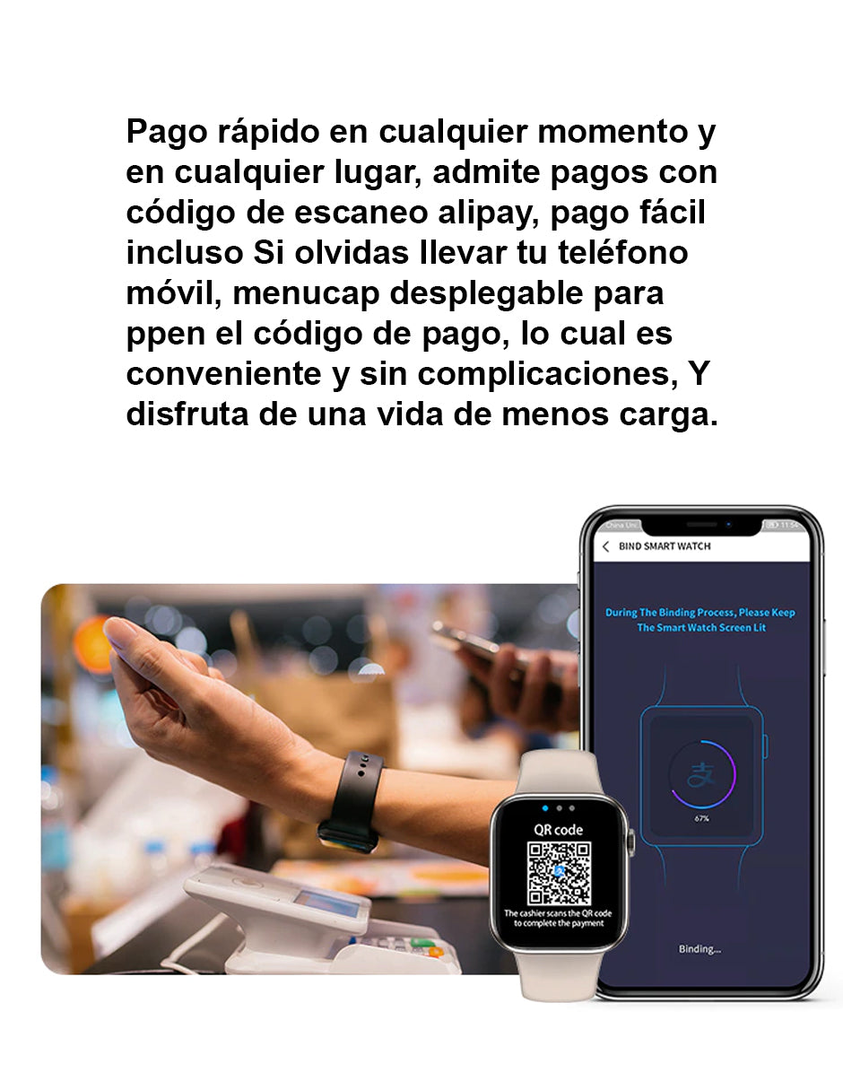 Smart Watch HW37 Deportivo Unisex con Pantalla HD