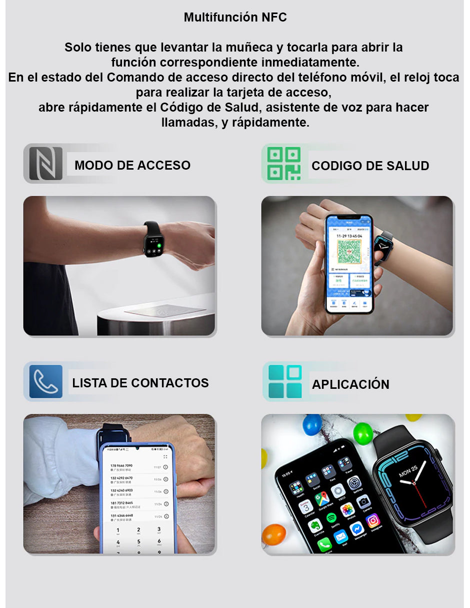 Smart Watch HW37 Deportivo Unisex con Pantalla HD