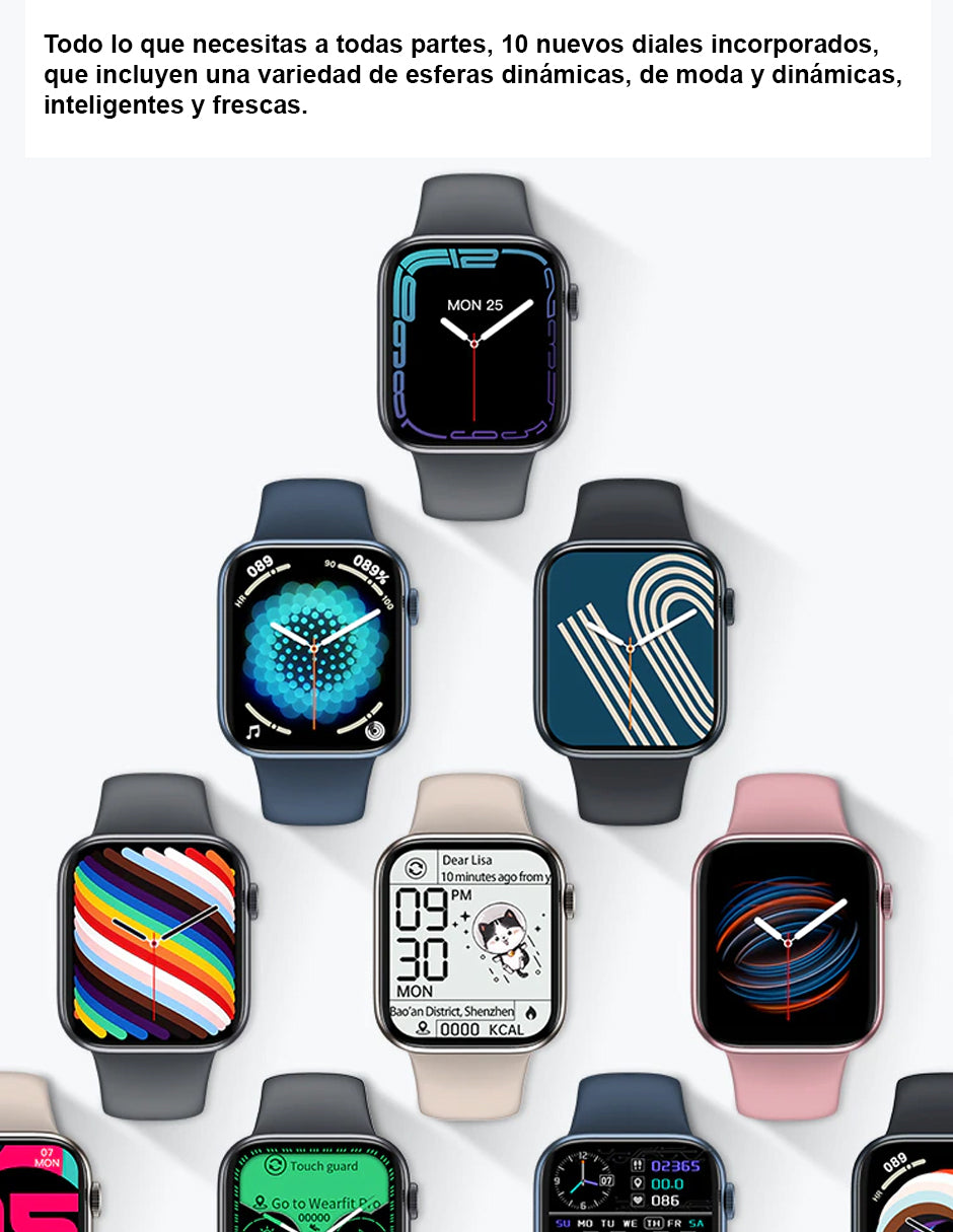 Smart Watch HW37 Deportivo Unisex con Pantalla HD