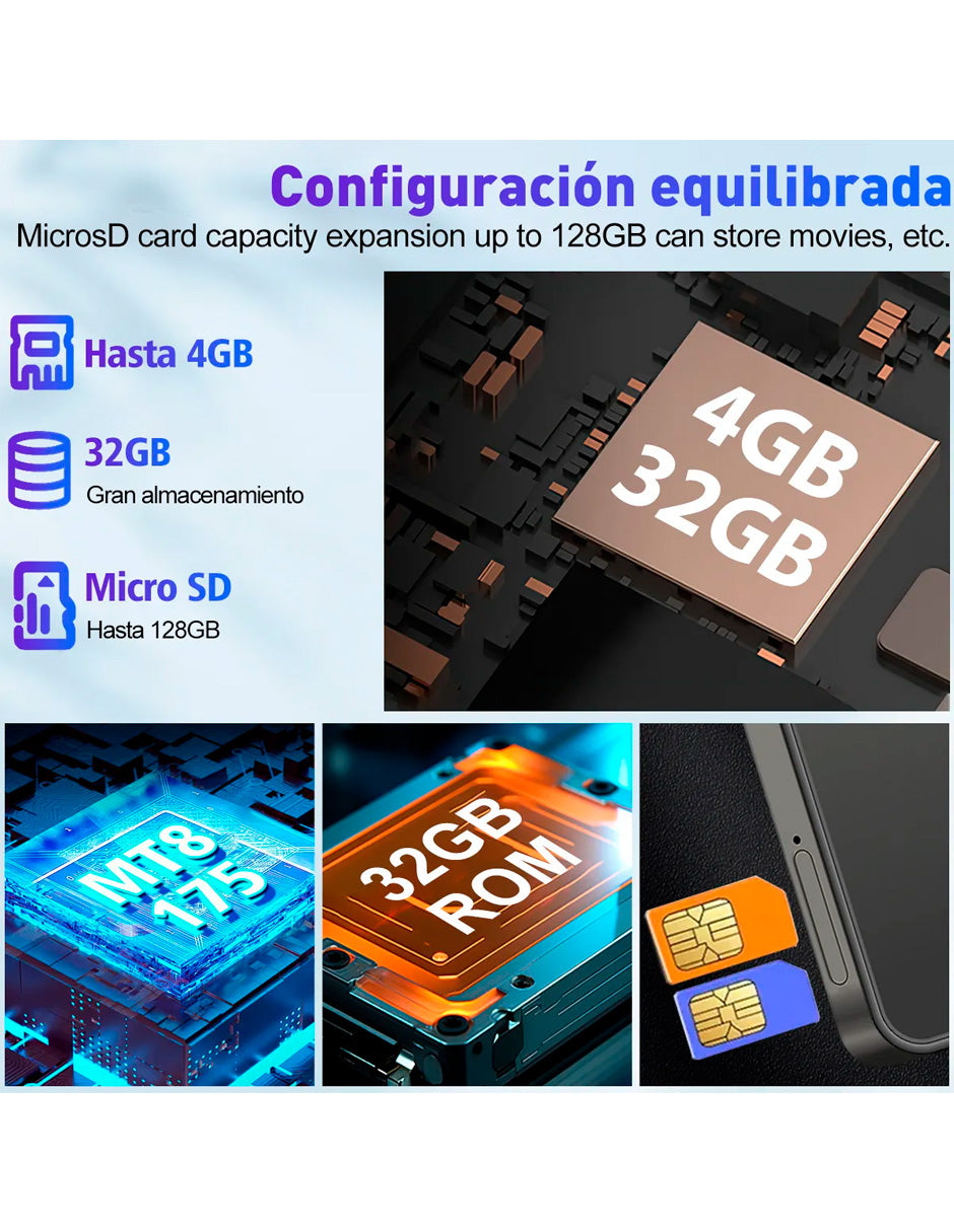 Mini Smartphone i15 Pro 4 Gb Ram y 32 Gb 3000 mah Negro