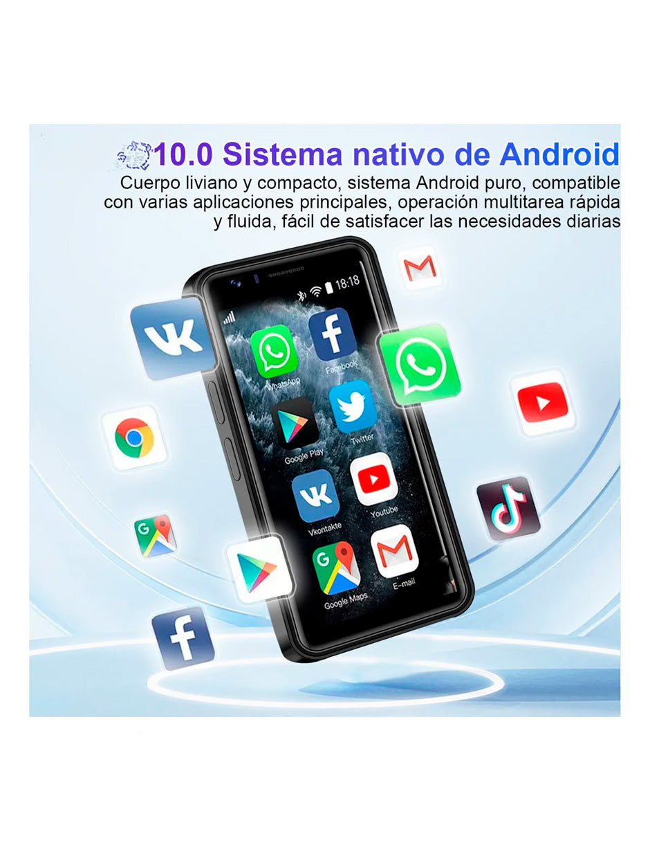 Mini Smartphone i15 Pro 4 Gb Ram y 32 Gb 3000 mah Negro