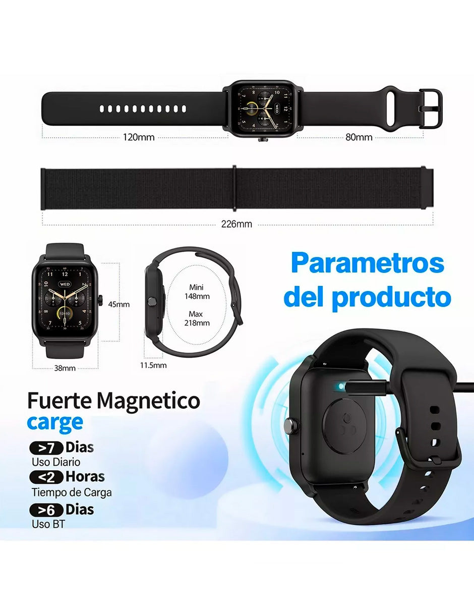 Reloj Inteligente Petukita Box IDW13 Unisex Deportivo