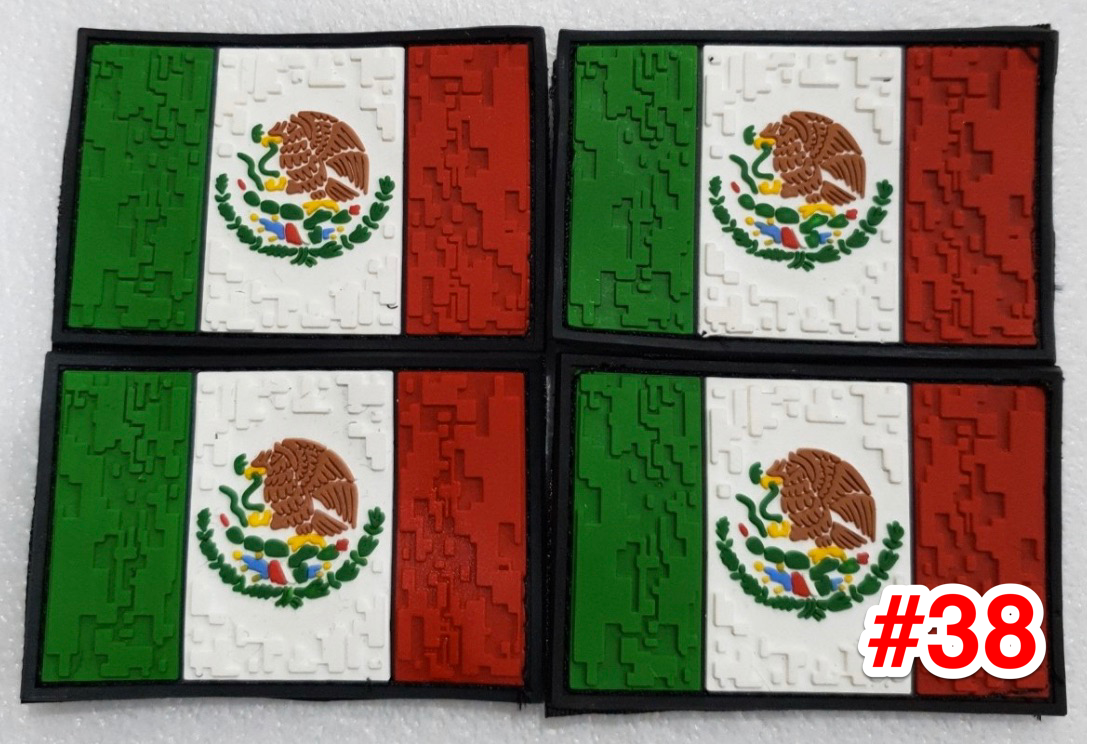 Parche táctico de plástico con velcro, varios diseños - foto 12