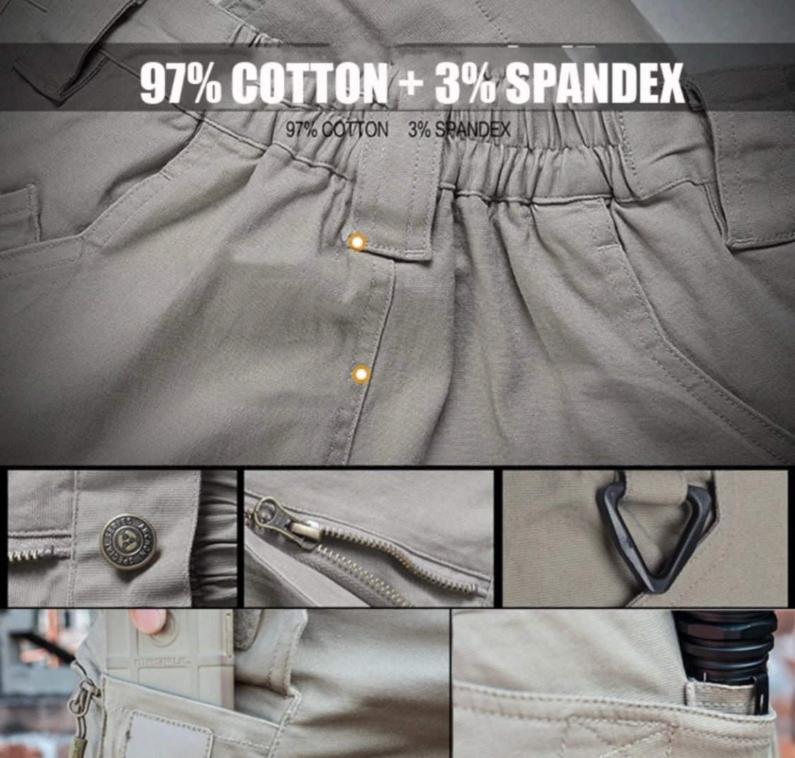 Pantalón táctico tipo cargo ripstop impermeable de uso casual - foto 8