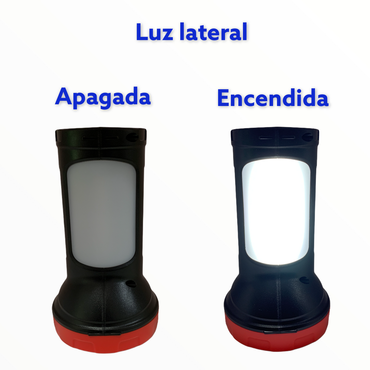 Linterna de mano ultraligera con luz lateral y carga USB XQ-S1 - foto 2