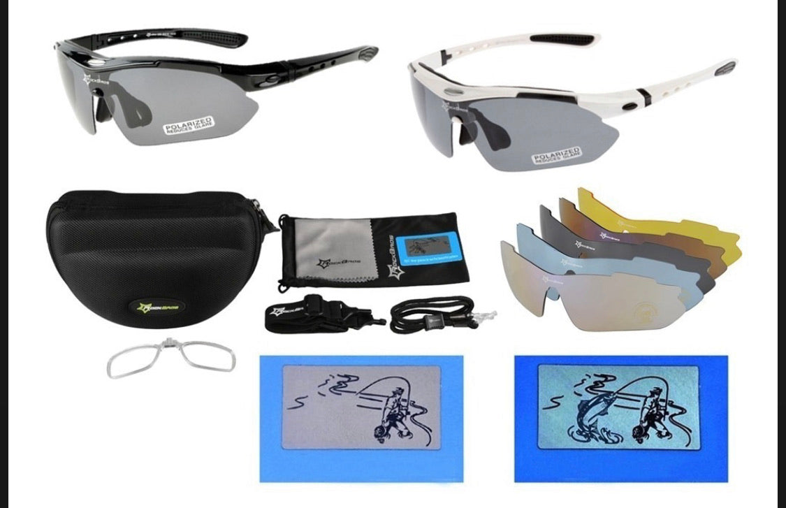 Lentes tipo Nemesis con 5 micas intercambiables y base para graduación - foto 4