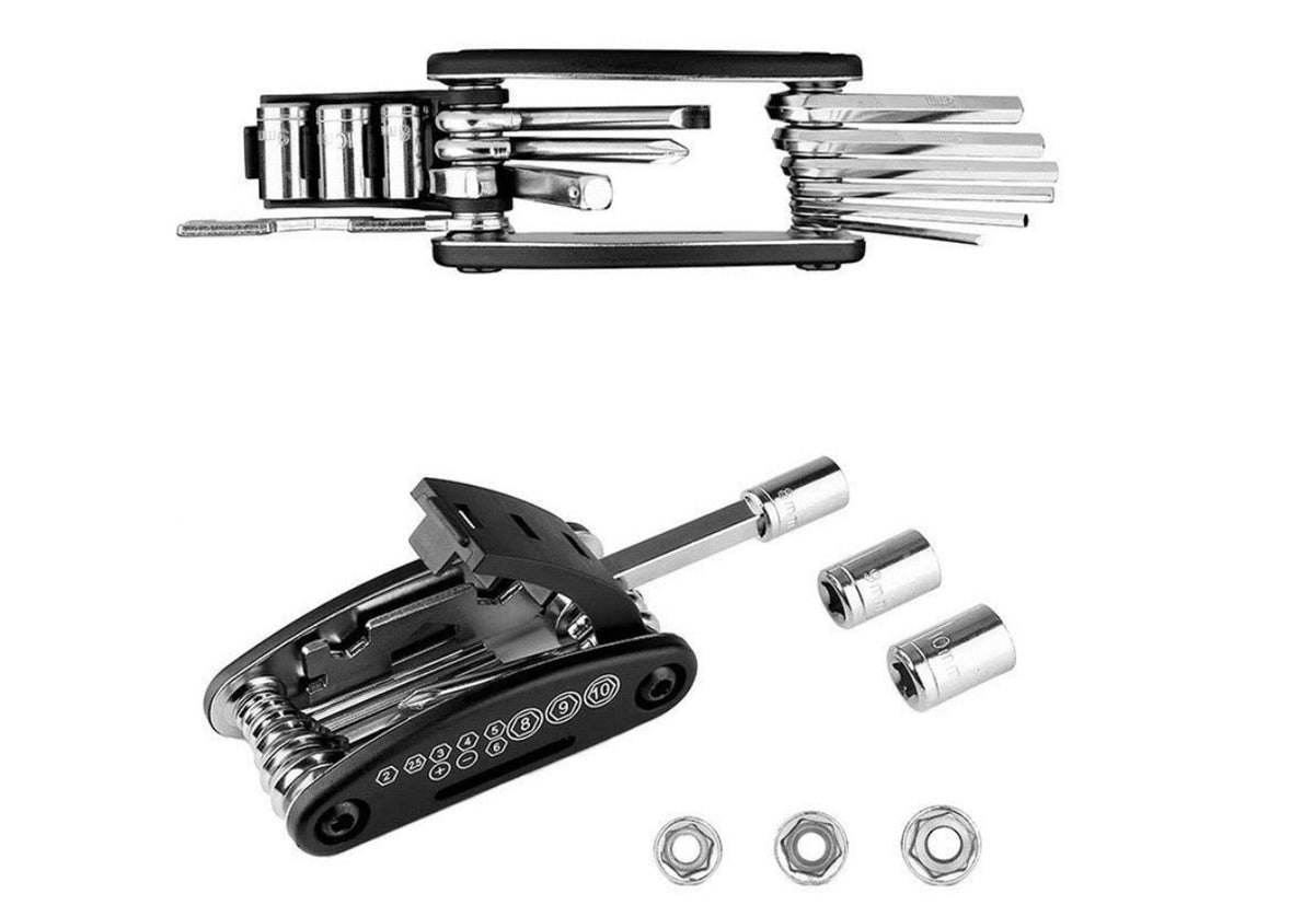 Kit de 16 herramientas para reparar la bicicleta en ruta - foto 3
