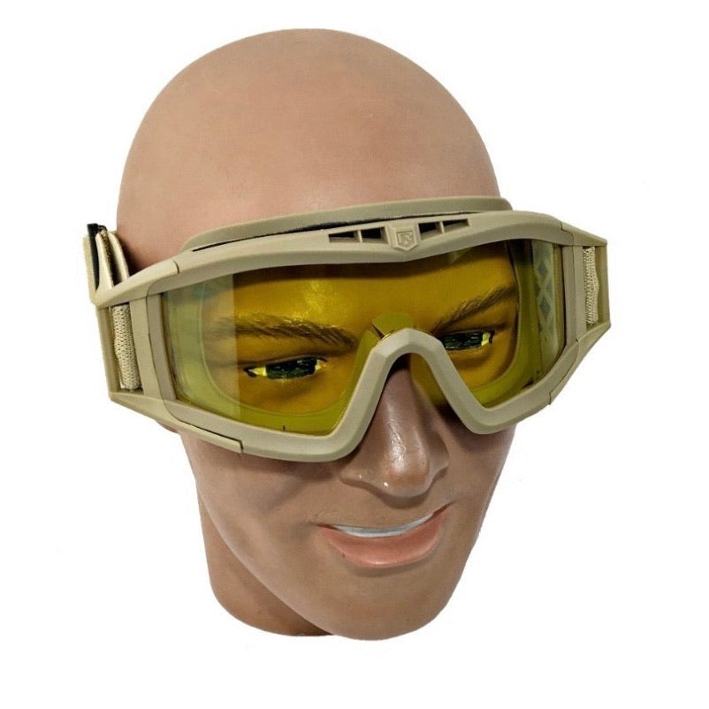 Goggles tácticos de policarbonato con micas intercambiables - foto 5