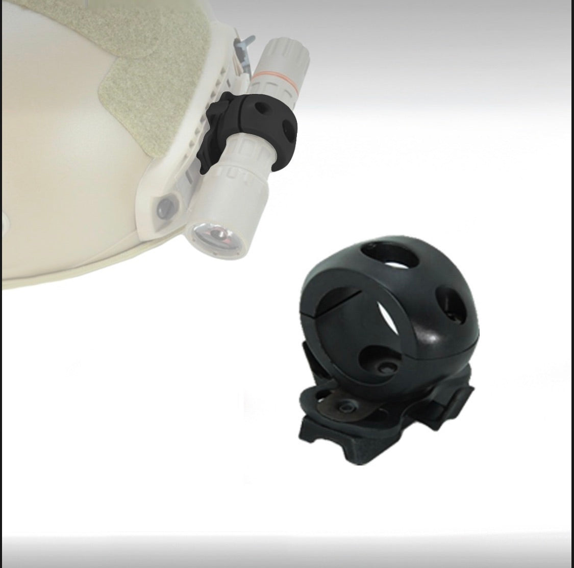 Soporte Picatinny con abrazadera para lámpara o láser SN014