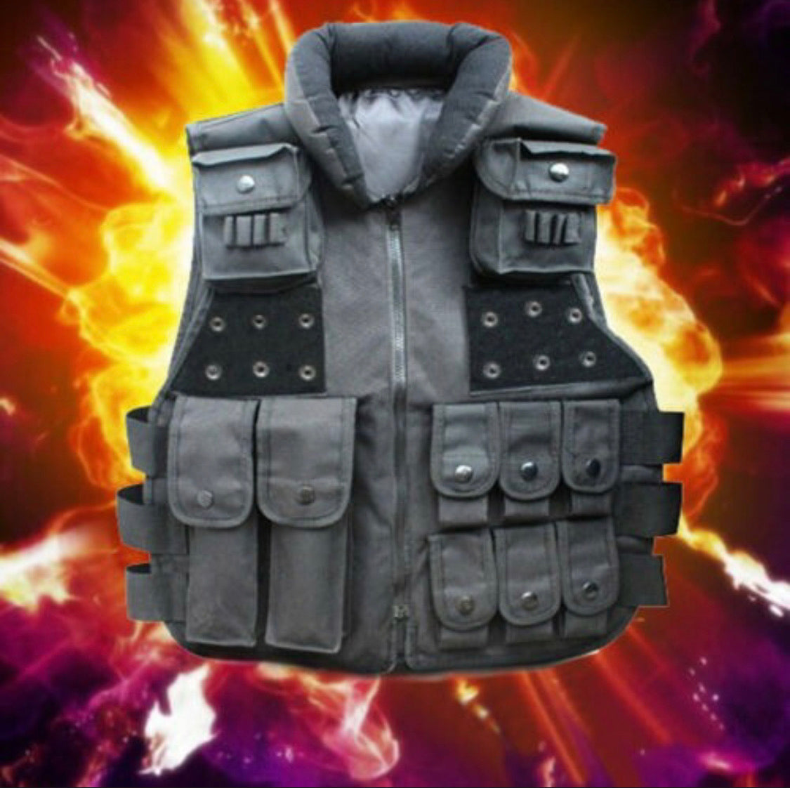 Chaleco táctico Molle estilo plate carrier para airsoft - foto 5