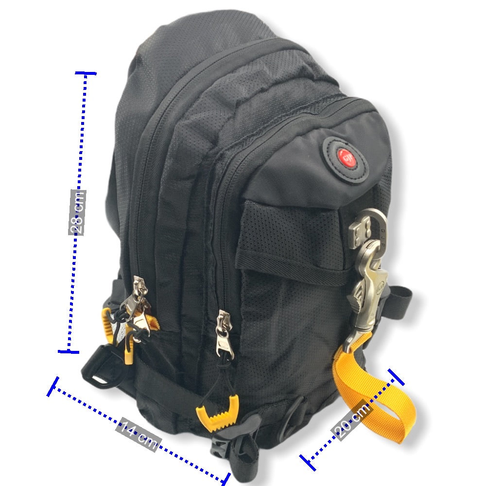 Mochila con gancho de seguridad y cierre en las correas - foto 2