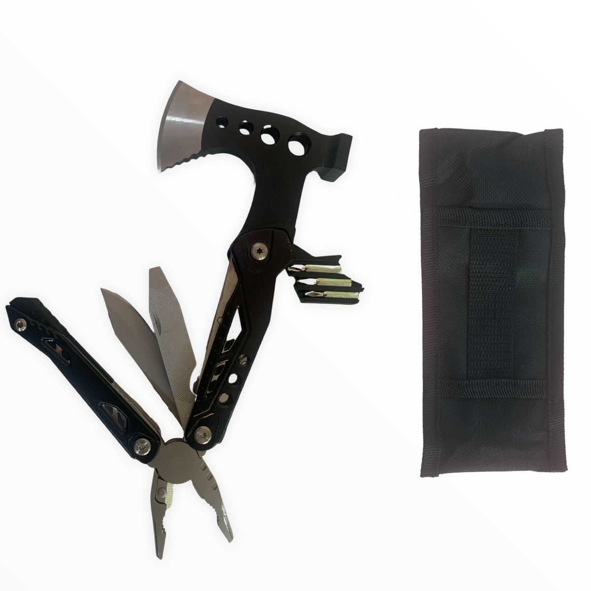 Multiherramienta plegable tipo hacha 6 en 1 con funda F4001 - foto 3