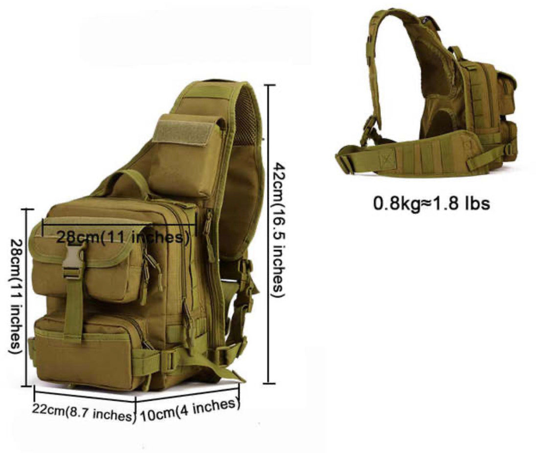 Pechera mochila de 10 litros con múltiples compartimentos - foto 4