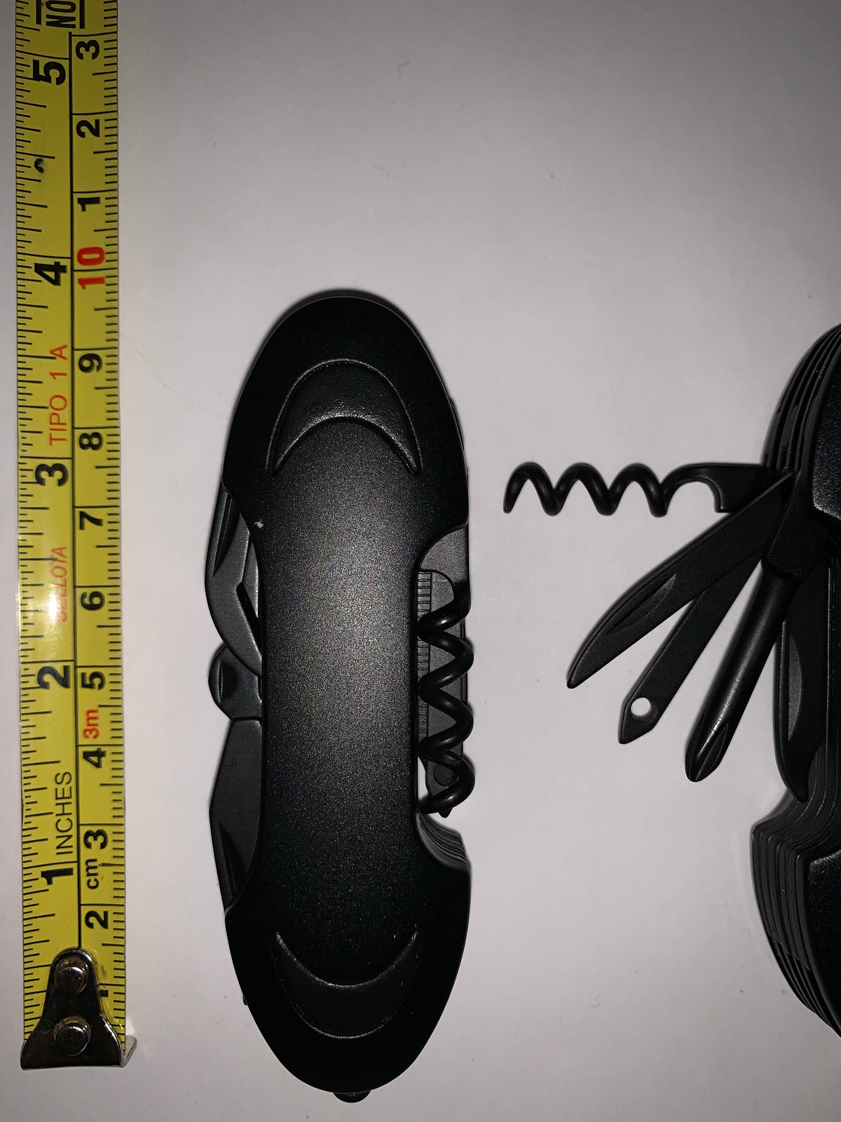 Navaja all black 11 en 1 de 16 cm con argolla de llavero W2HBK - foto 2