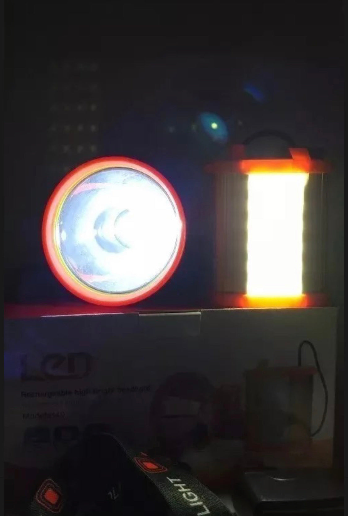Lámpara de cabeza con 9 horas de pila y función de power bank USB - foto 9
