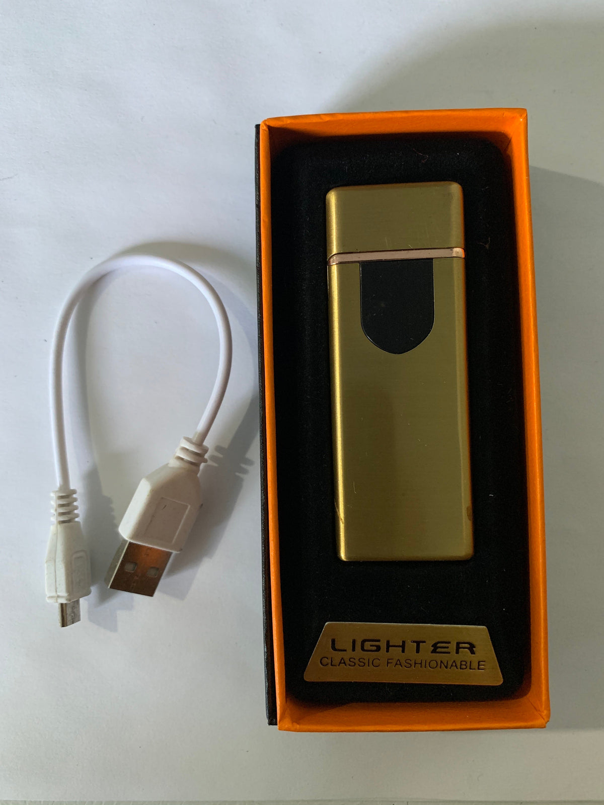 Encendedor de resistencia con botón touch y recarga USB DT387 - foto 2
