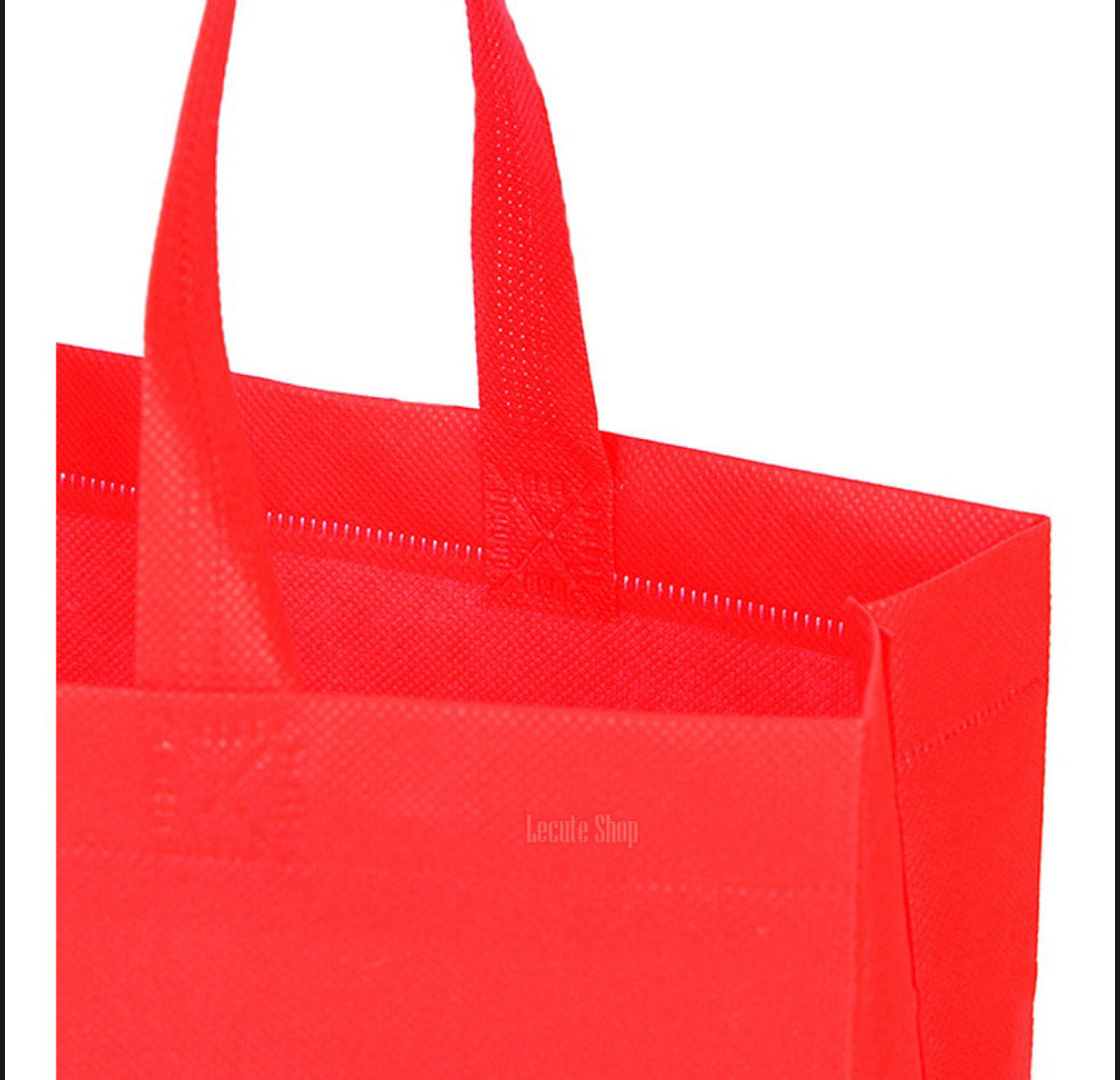 Bolsa ecológica de tela friselina reutilizable, 34.5 x 40 x 12 cm - foto 3