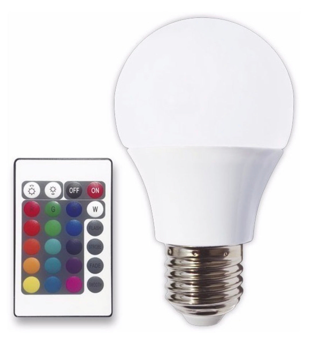 Foco LED RGBW de 3 W con control remoto y colores cambiantes - foto 2