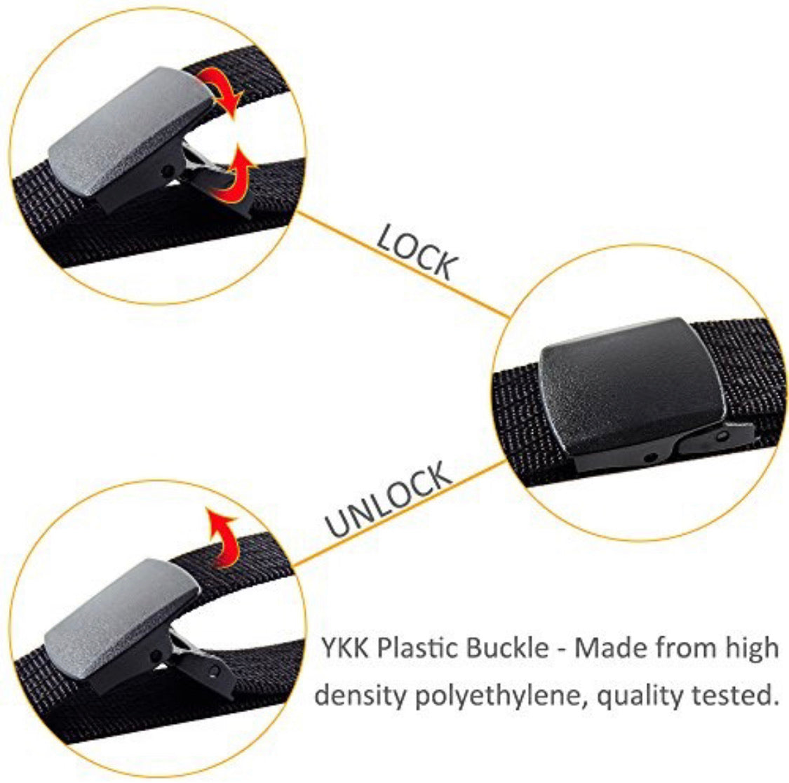 Cinturón táctico de nylon ajustable ultra resistente X223 - foto 3