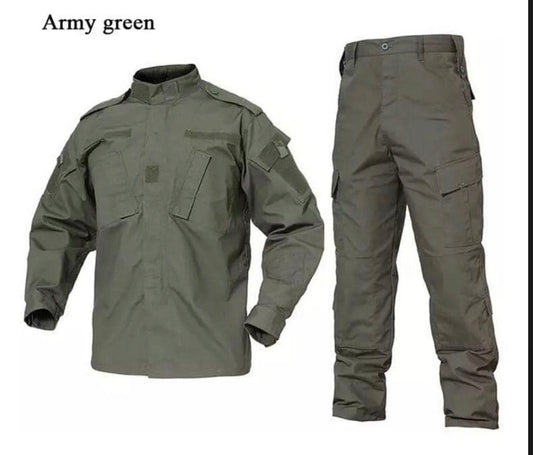 Uniforme táctico ripstop de camisola y pantalón con 12 bolsillos X215