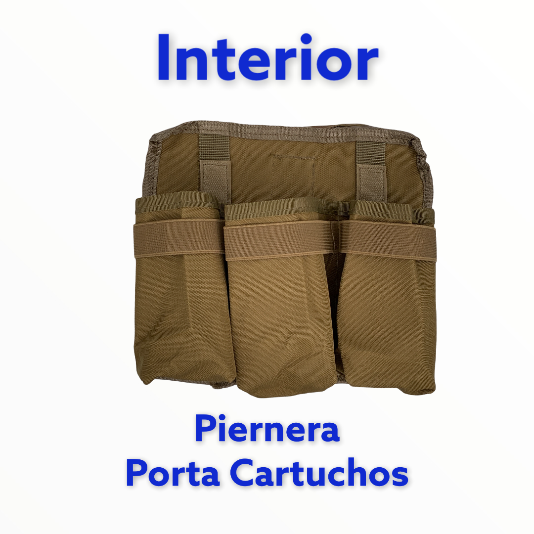 Piernera impermeable con Molle para cartuchos y accesorios - foto 2
