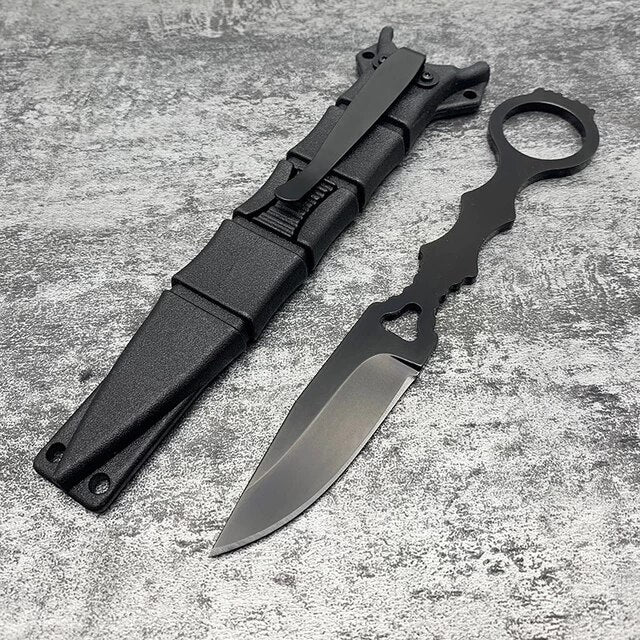 Cuchillo recto pequeño de supervivencia con funda, modelo JF176 - foto 3