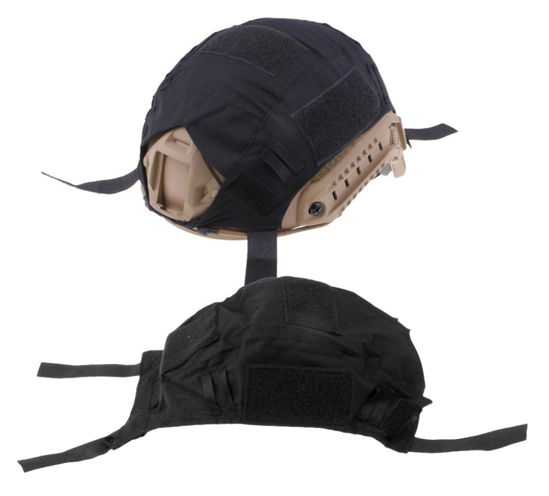 Cubierta de casco con estilo camuflaje, color negro liso - foto 3