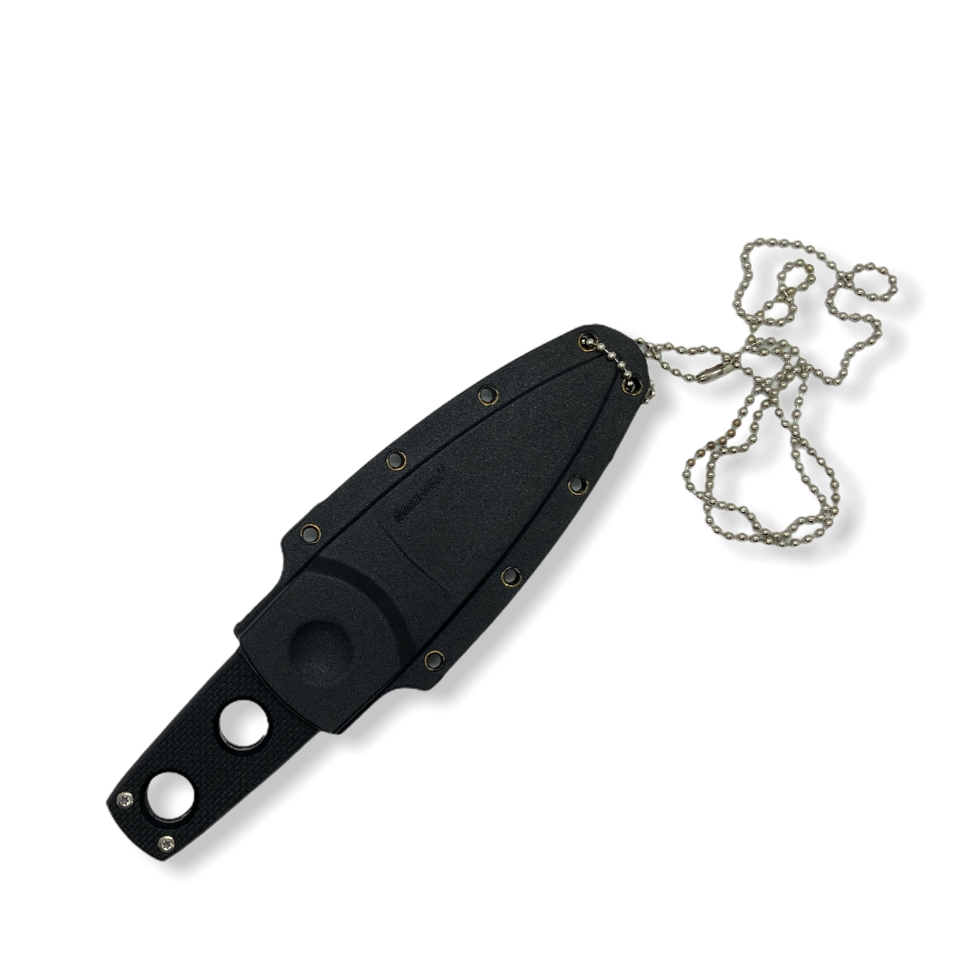 Daga táctica de 16.5 cm con funda y cadena para el cuello - foto 2