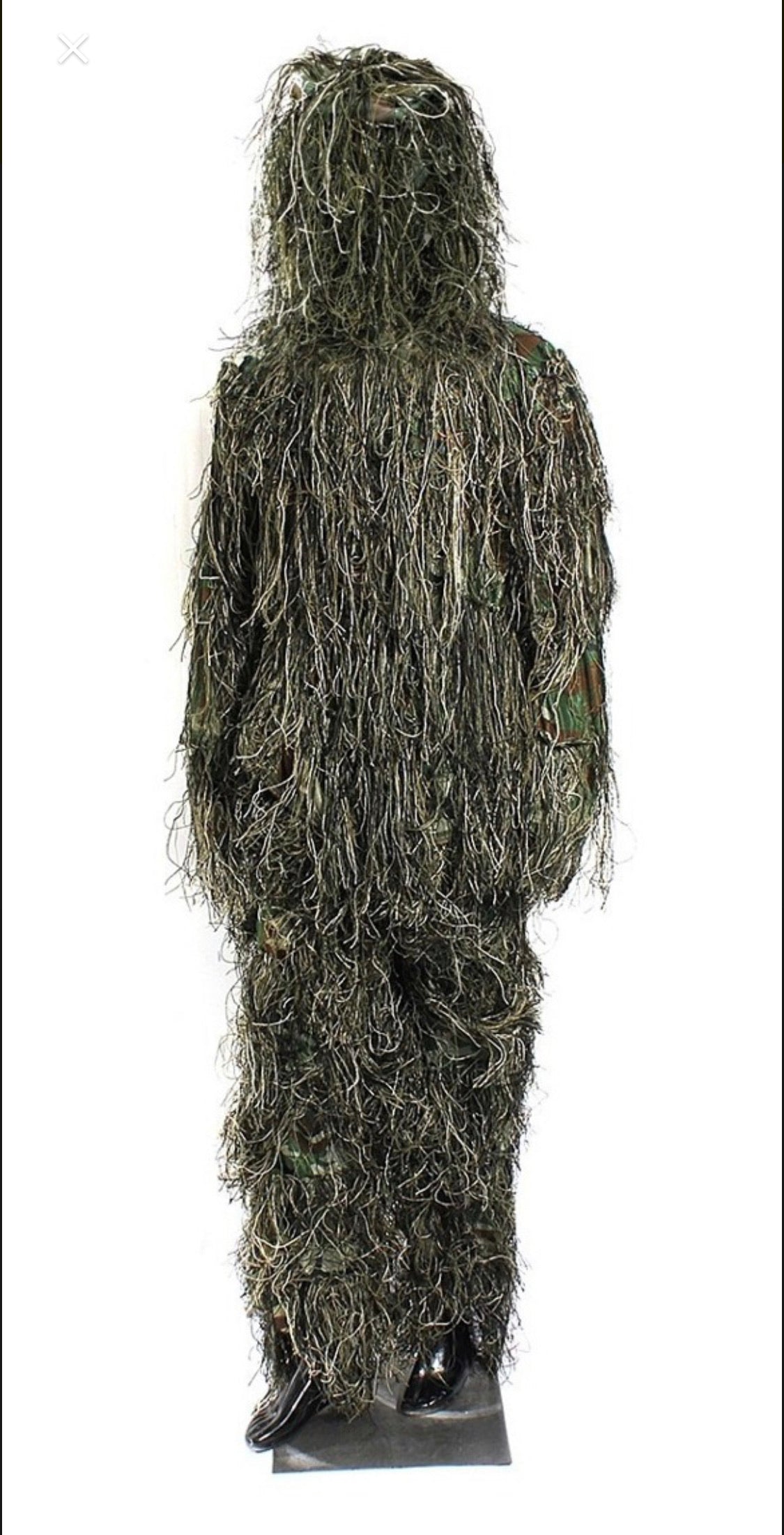 Traje ghillie camuflaje 3D de talla libre para caza y gotcha - foto 3