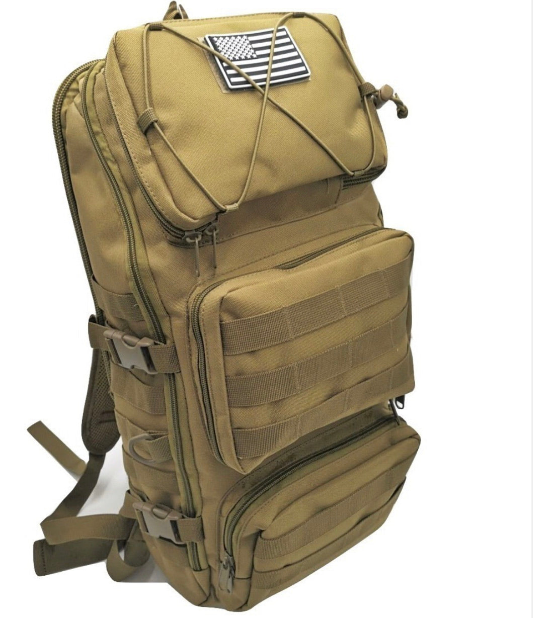 Mochila impermeable de 40 litros con múltiples compartimentos - foto 3
