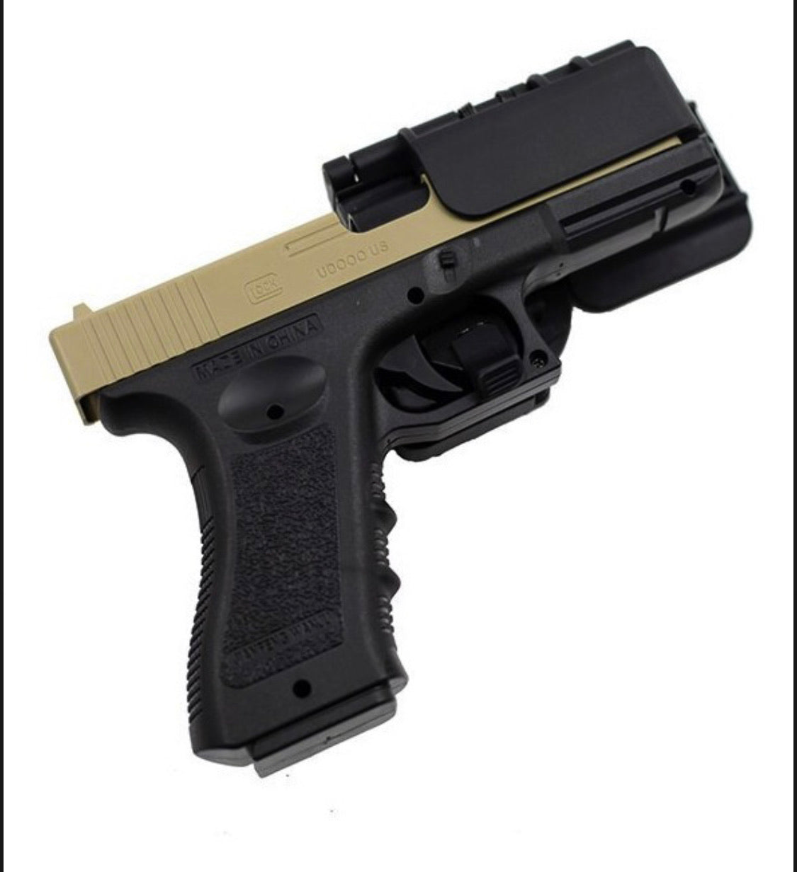 Funda de pistola 360° con portacargador para Glock 17/22