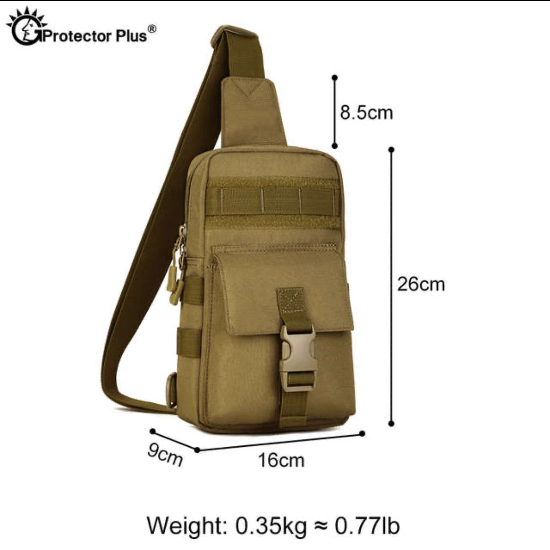 Pechera mochila de 4 litros impermeable con compartimentos - foto 2